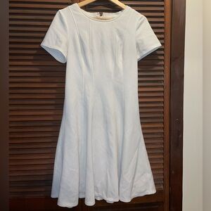 Rebecca Taylor White short sleeve midi dress